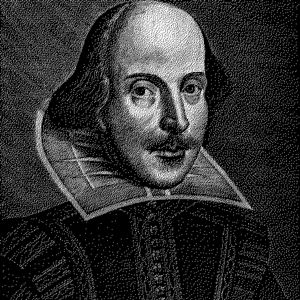 This picture of William Shakespeare is from the website of the Brooklyn Botanic Garden